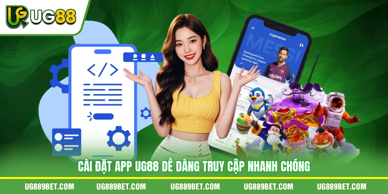 Cài đặt app UG88 dễ dàng truy cập nhanh chóng